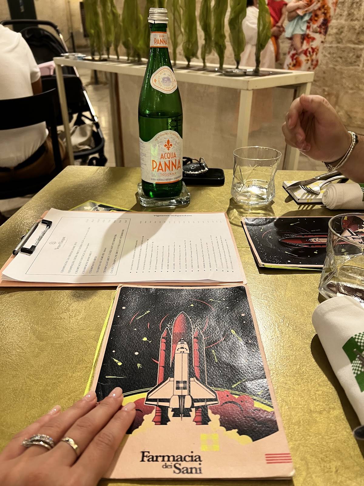 Menu di Farmacia dei Sani 