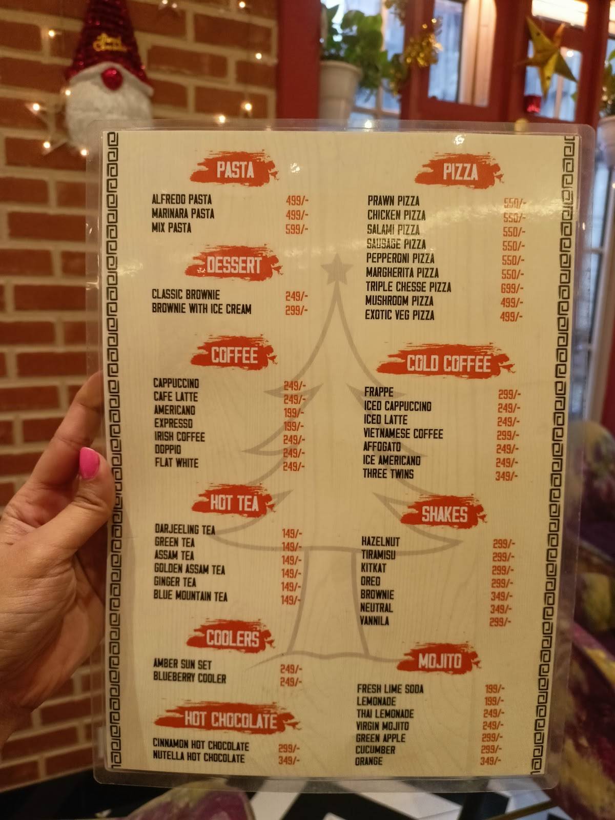 Firangi Cafe menu