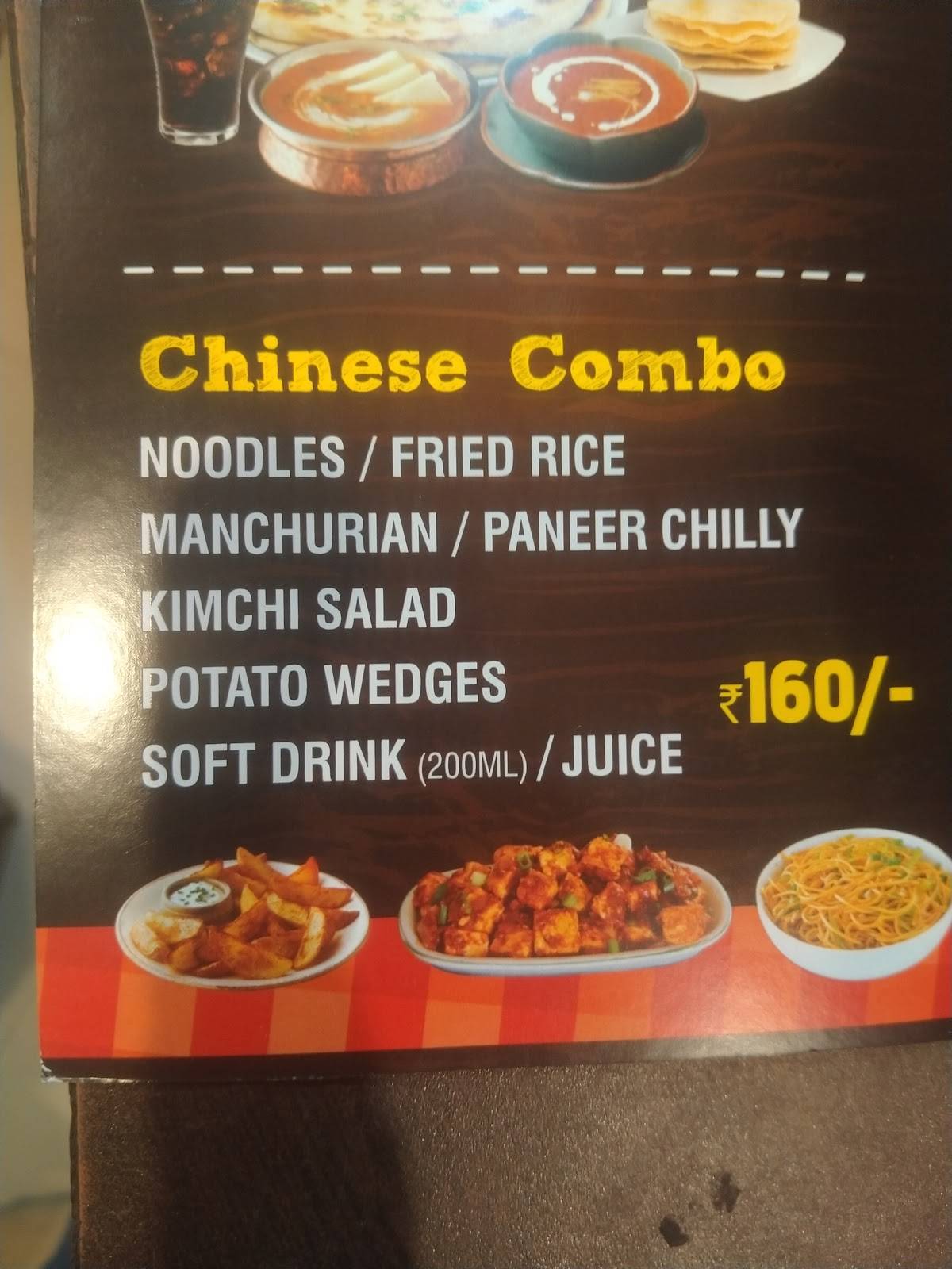 Flavour Box menu