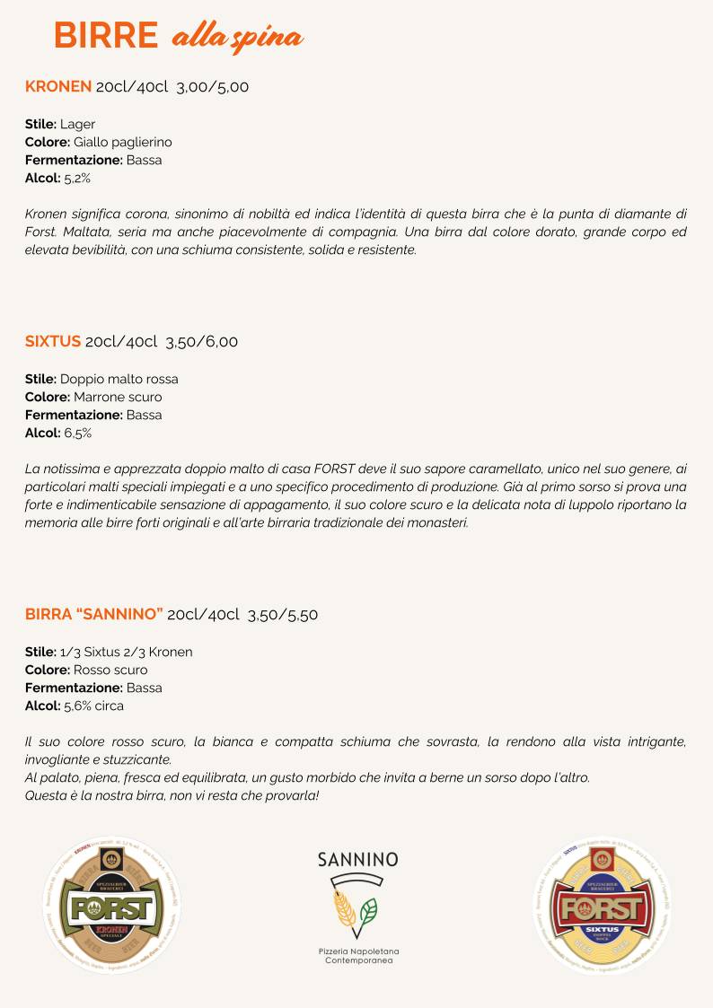 Menu di Pizzeria Insieme - Gourmet anche Gluten Free 