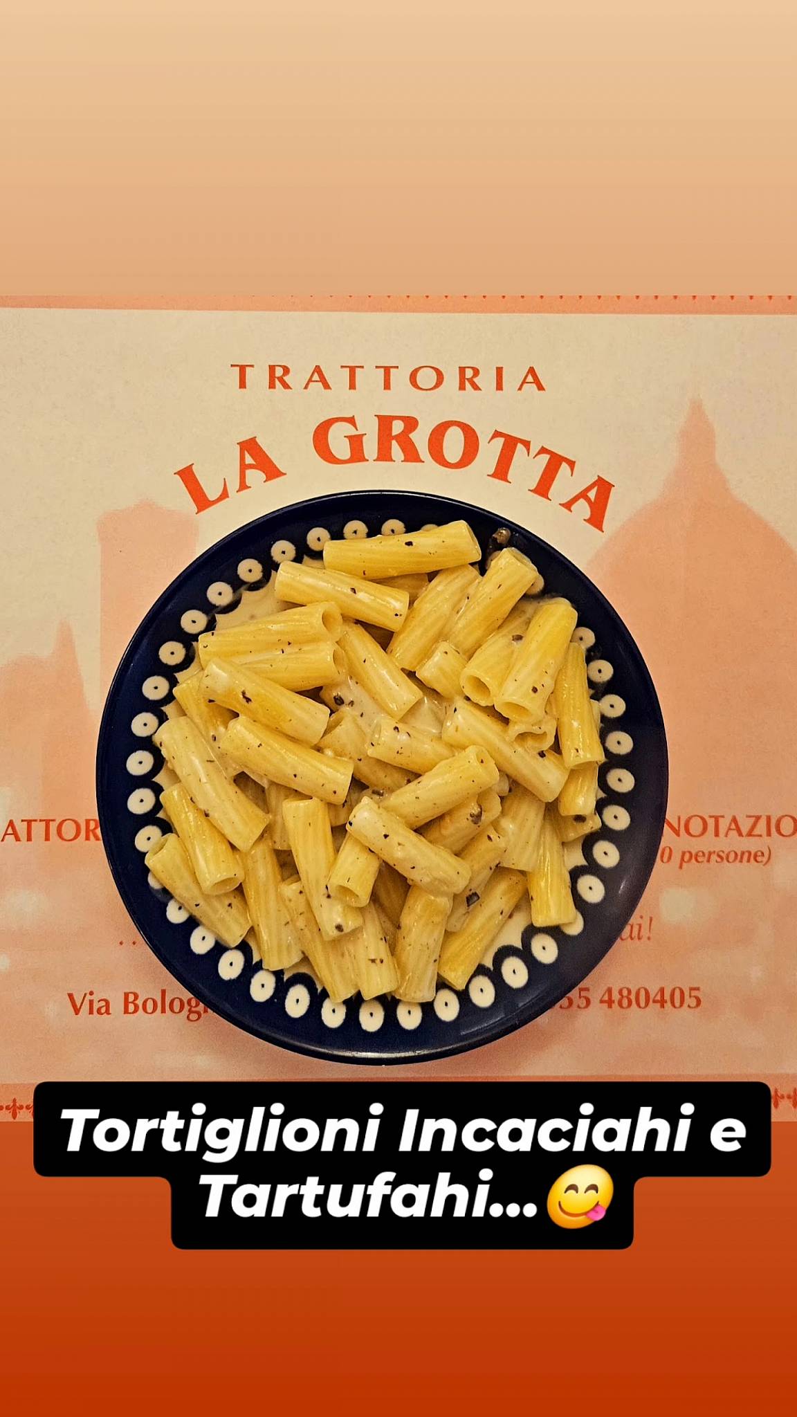 Menu di Trattoria La Grotta Parri 