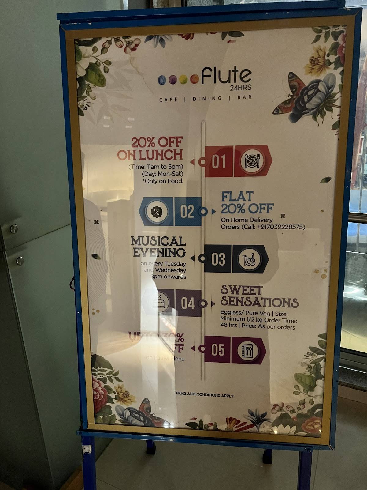 Flute 24 Hrs menu