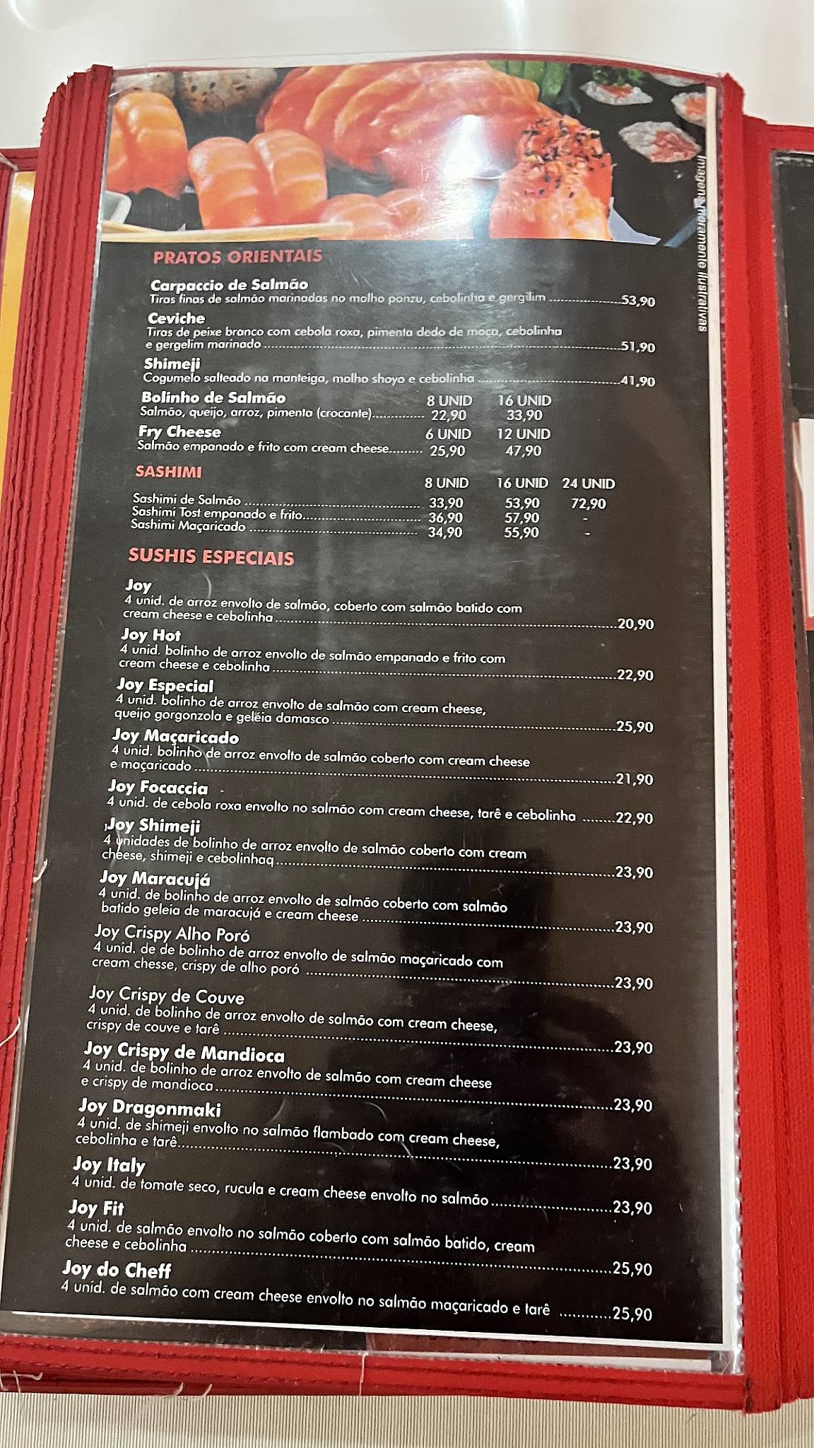 Focaccia Foods cardápio