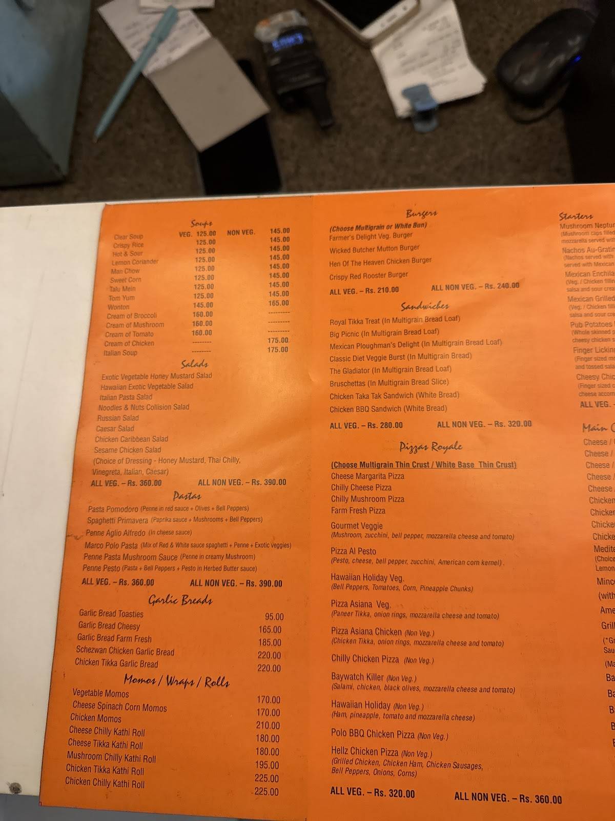 Formos-Instinct menu