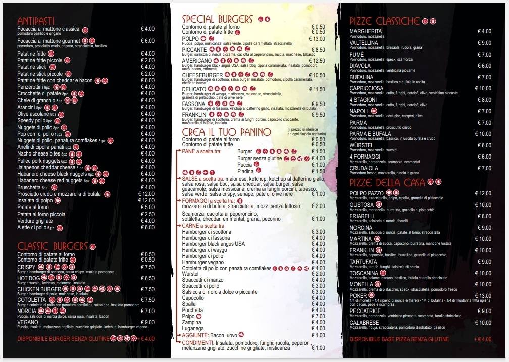 Menu di Franklin 