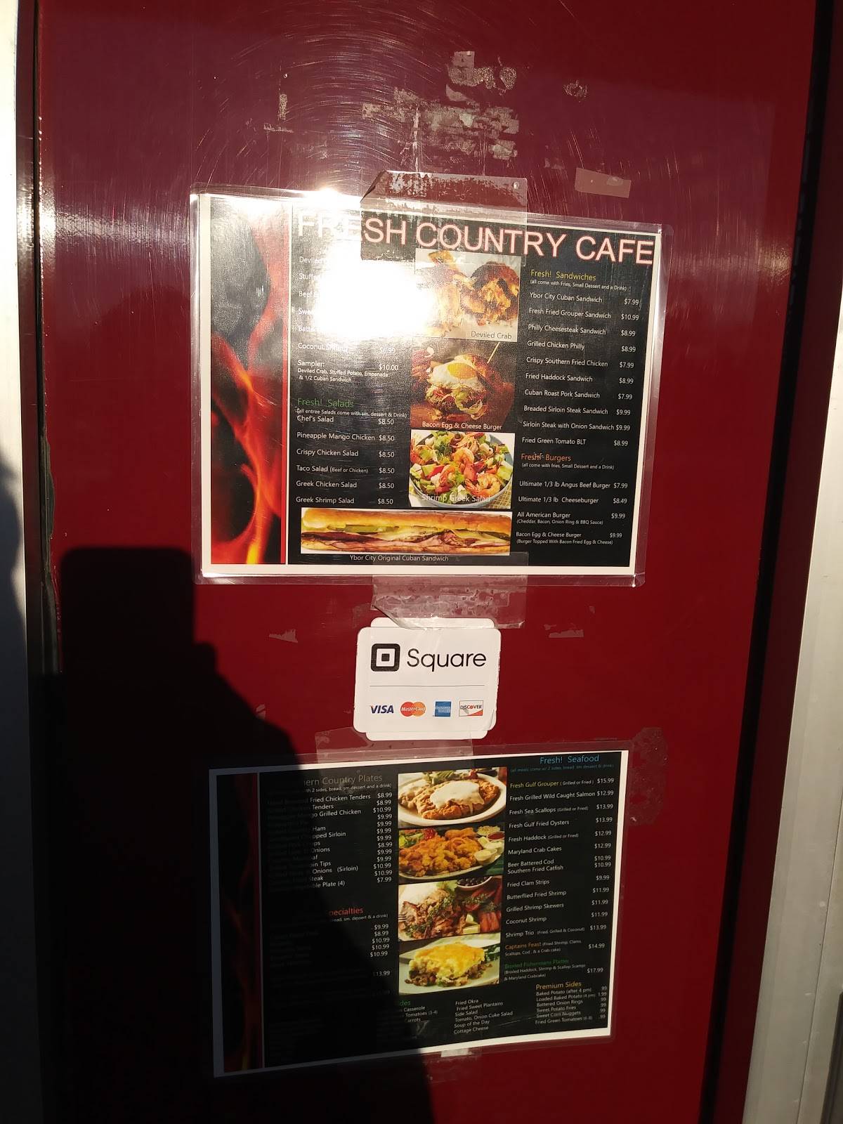 Menu at Fresh Country Cafe, Zephyrhills, 6834 Gall Blvd