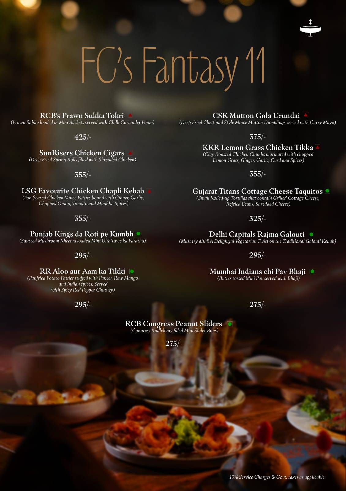 FULL CIRCLE - Taproom • Kitchen • Culture menu