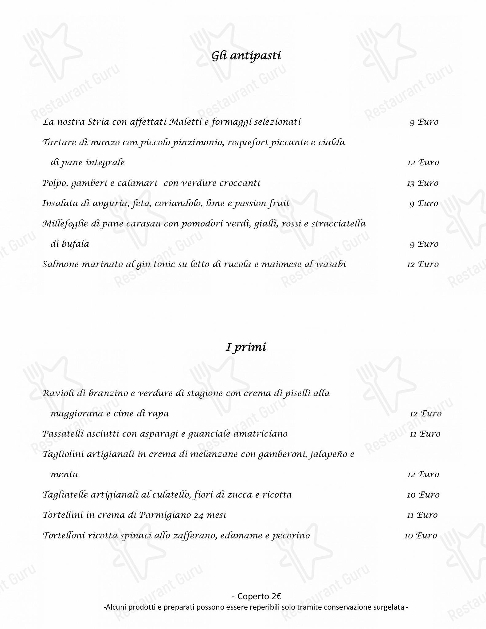 Menu di FUORICITTÀ - COUNTRY CLUB - 菜单