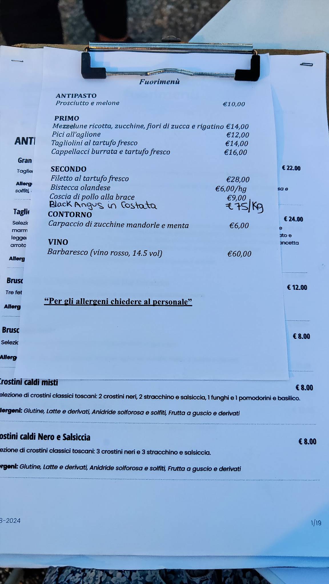 Menu di Fuorimenù 