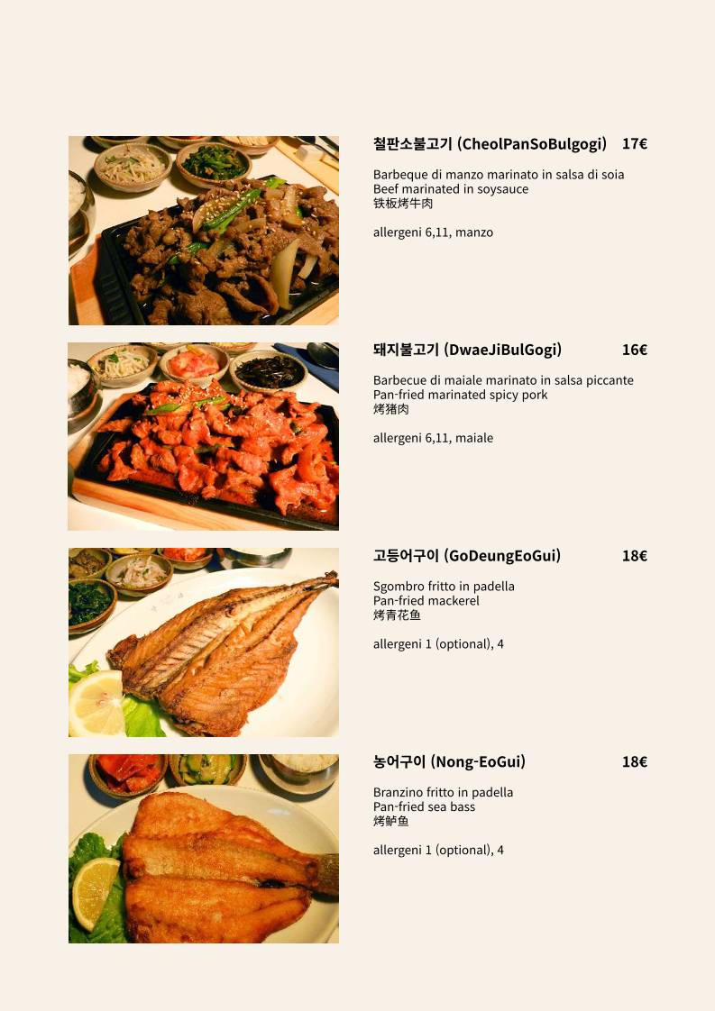 Menu di Gaya Restaurant 