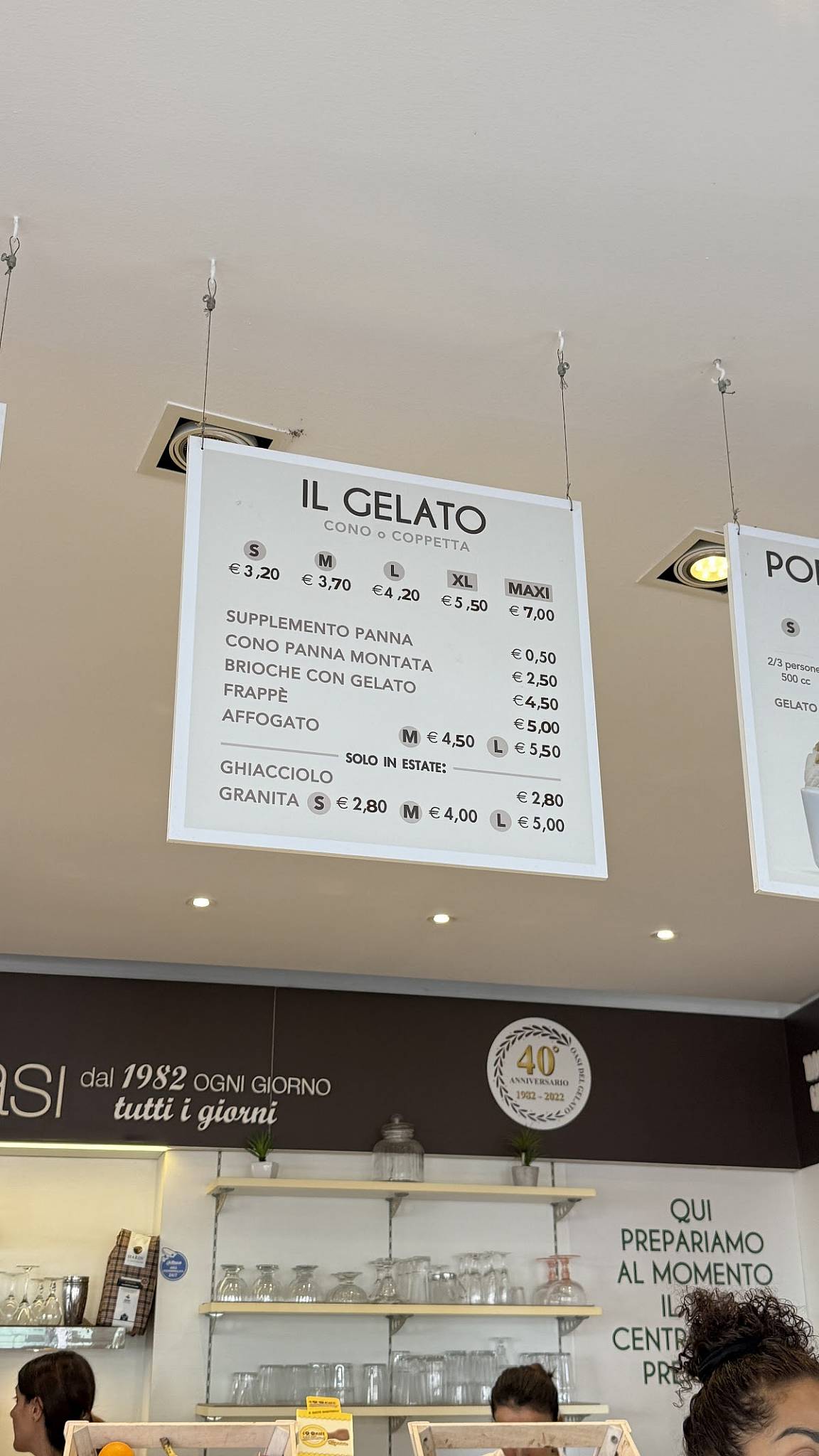 Menu di Gelateria Oasi 
