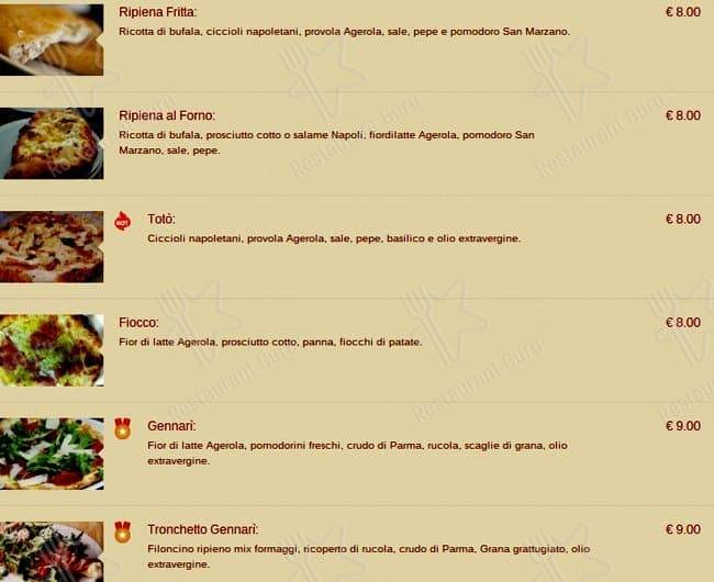 Menu di Gennarì 