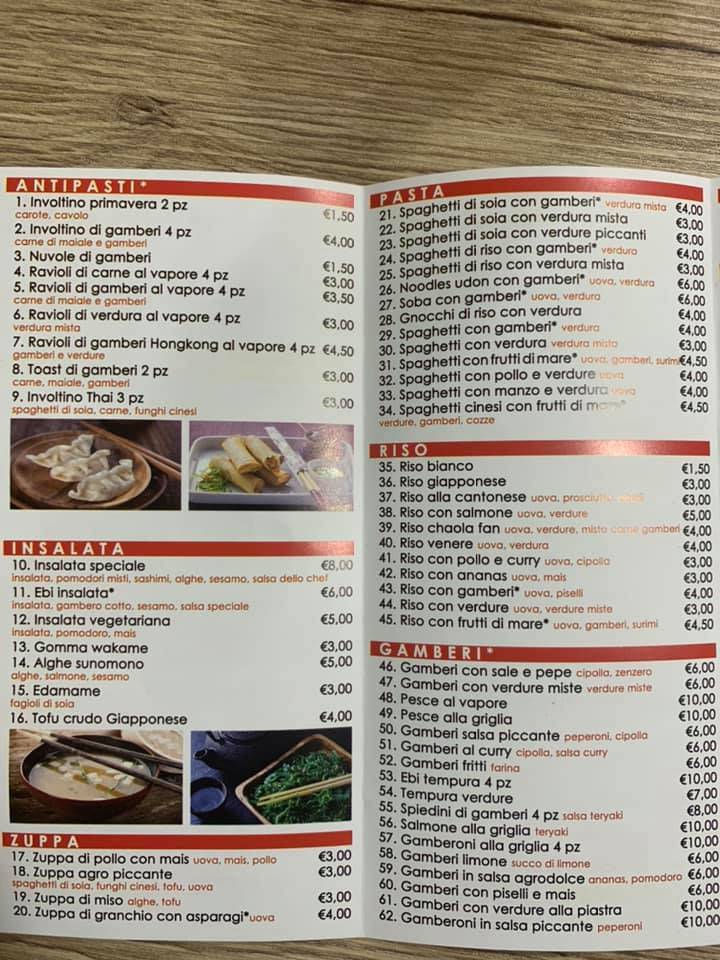 Menu di Sushi Dong 
