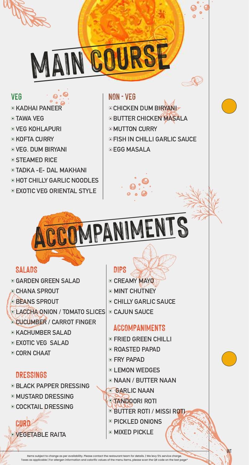 Barbeque Nation Kaushambi menu