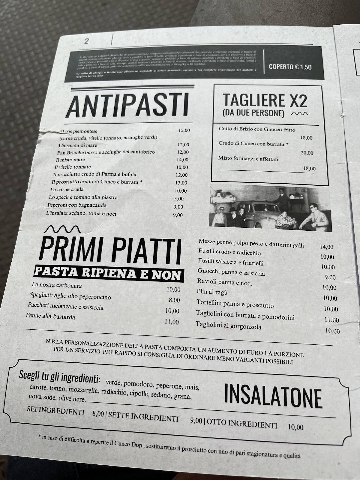 Menu di Gianet's Pub 
