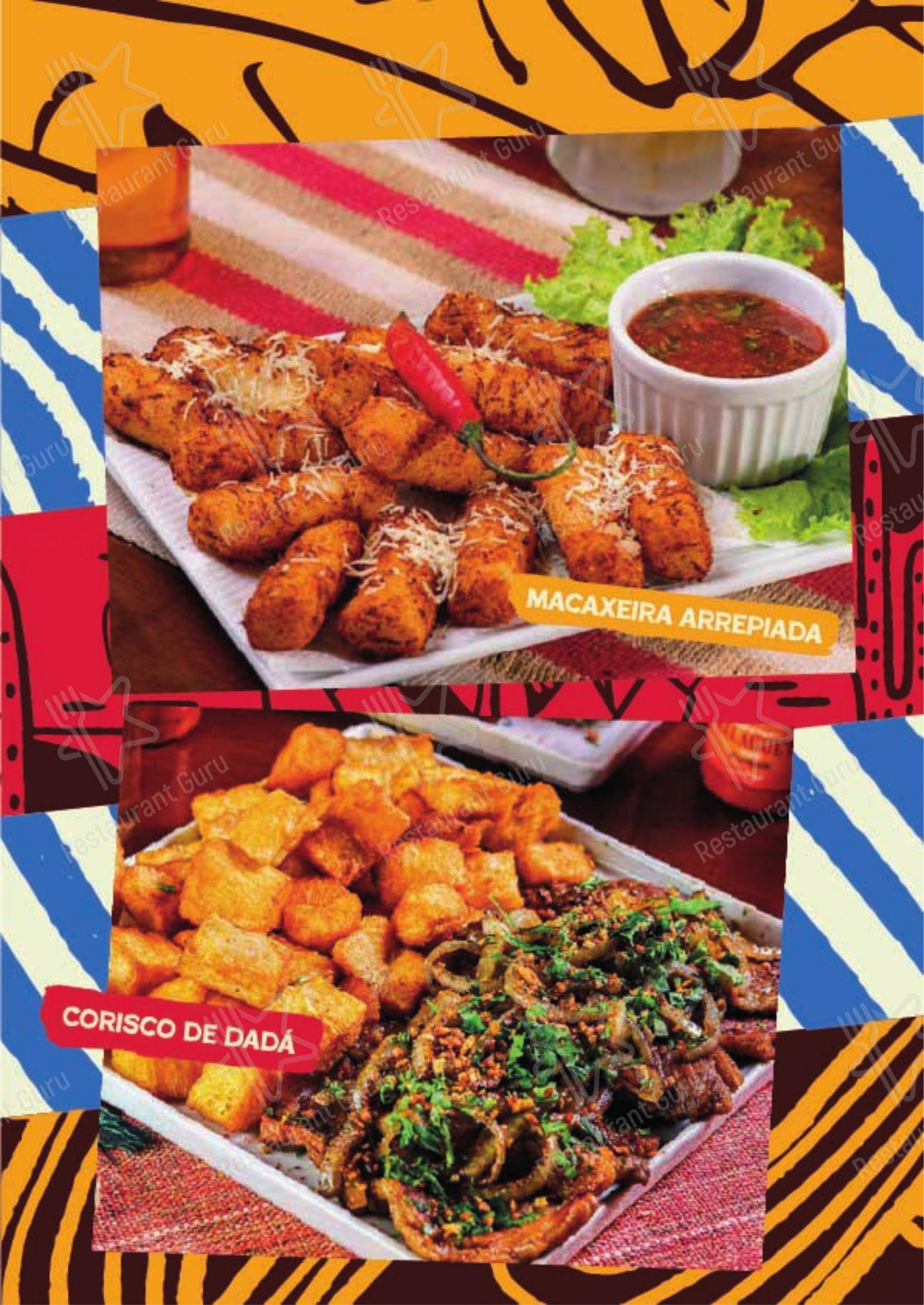 Menu para Gigante Nordestino em Rio de Janeiro