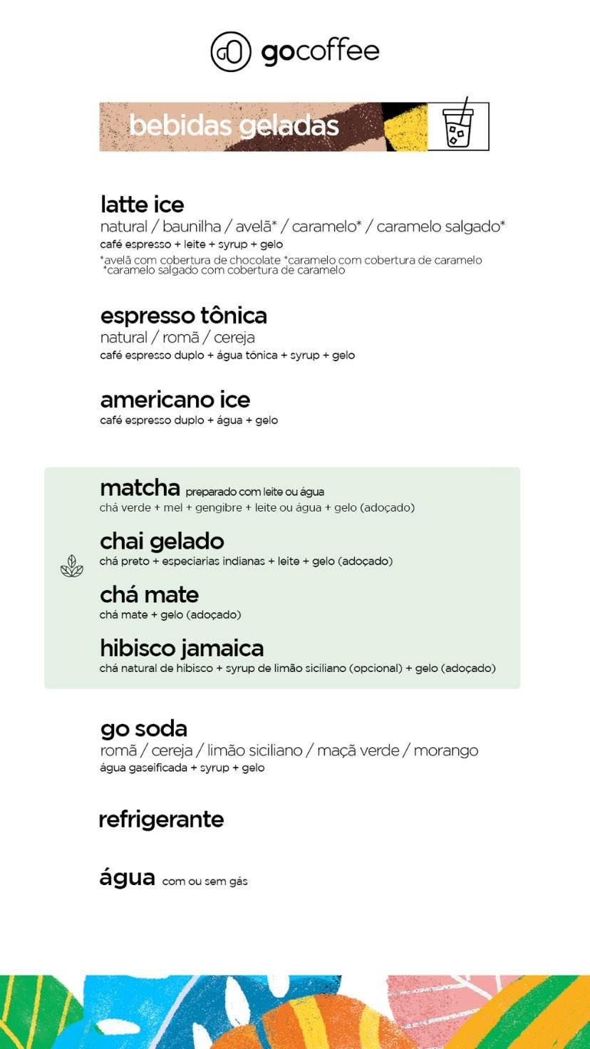 Go Coffee - Santa Cruz do Sul cardápio