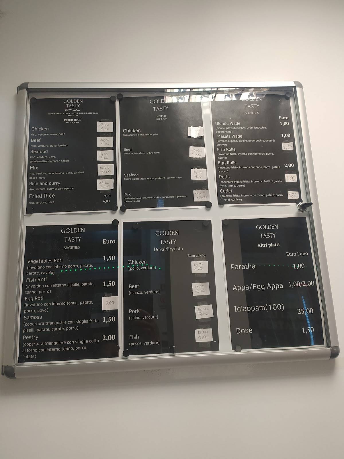 Menu di Golden Tasty Sri-Lankan Restaurant 