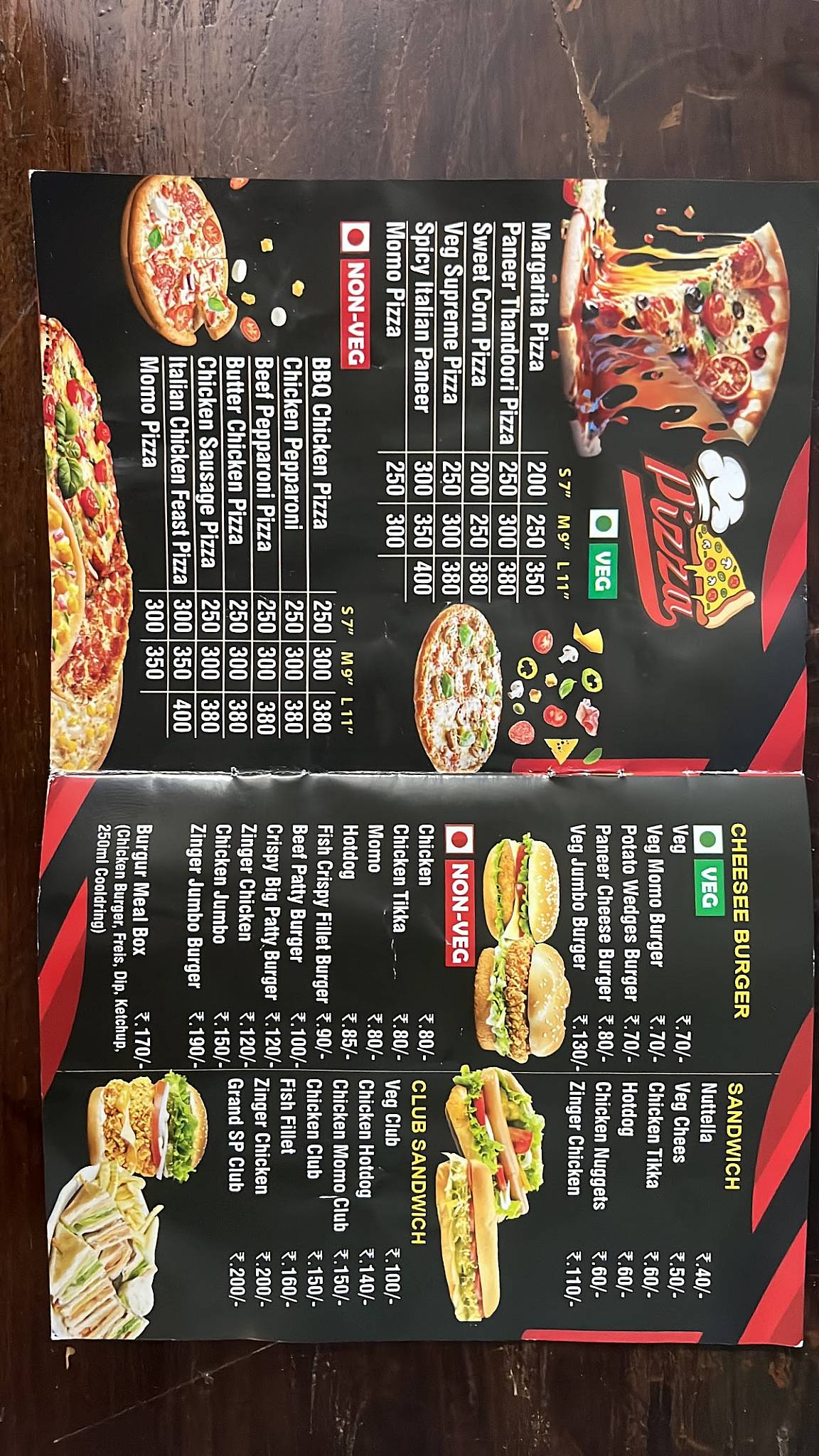 Grand Bakery menu