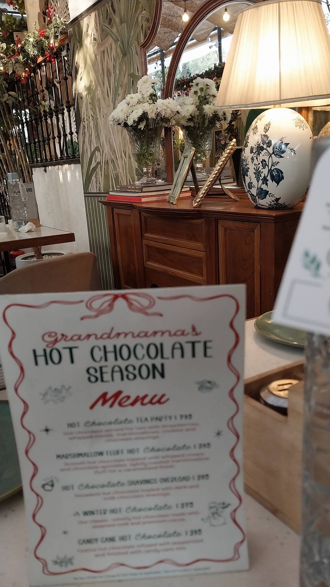 Grandmama's Cafe Koregaon Park menu