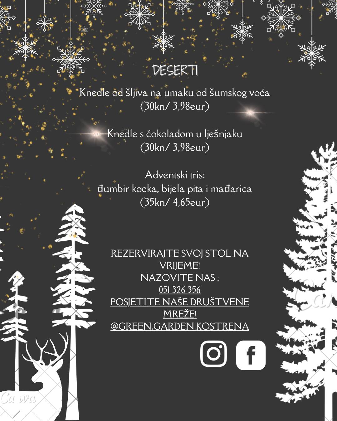 Menu di Green Garden 