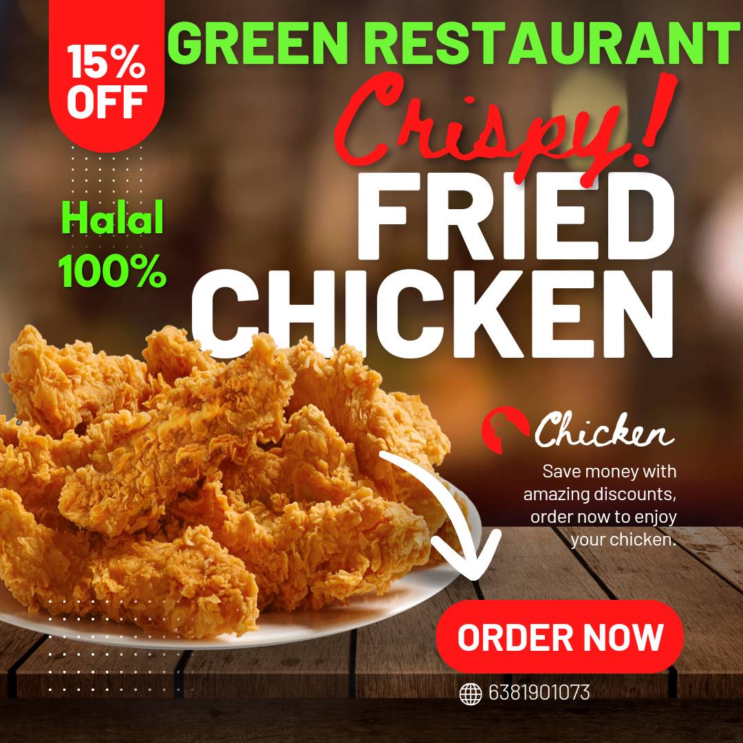 Green Restaurant menu