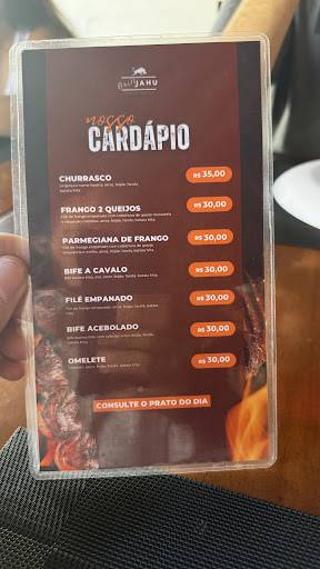 Grill Jahu cardápio