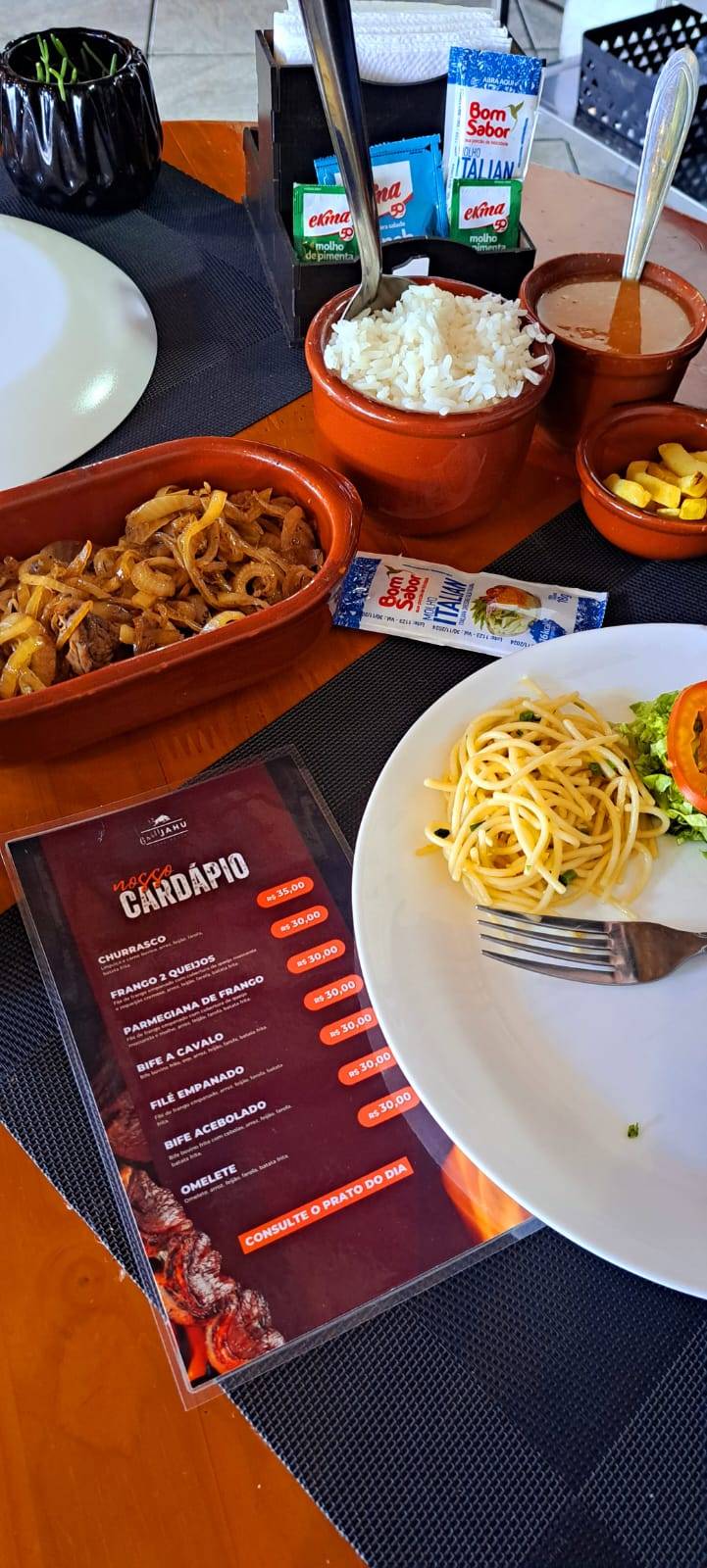 Grill Jahu cardápio