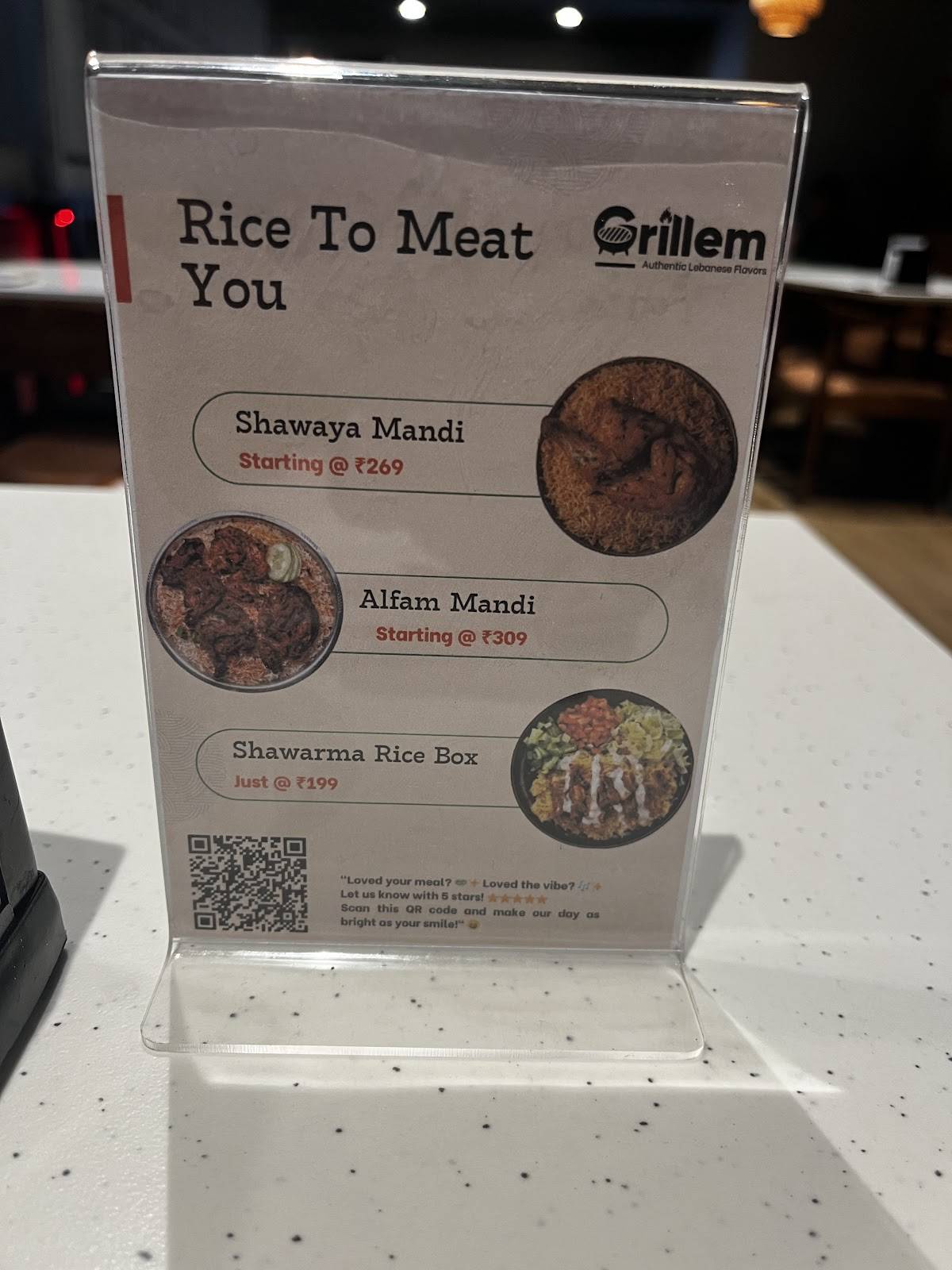 Grillem menu