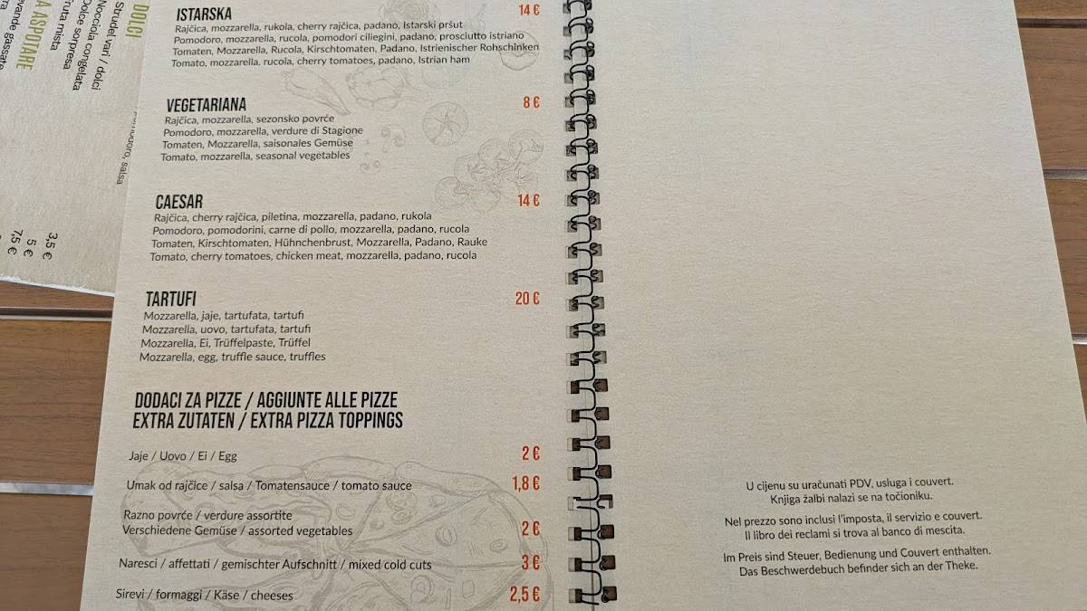 Menu di Grote 