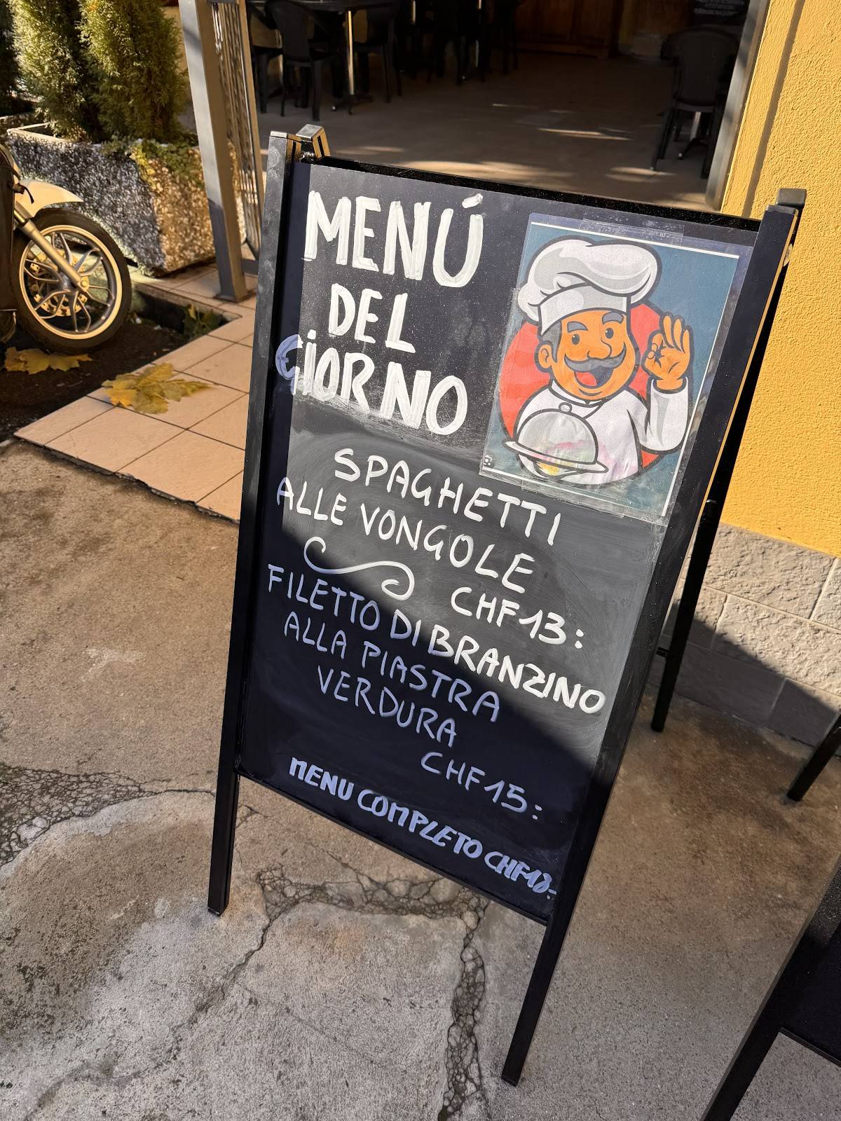 Menu di Grotto Reina 