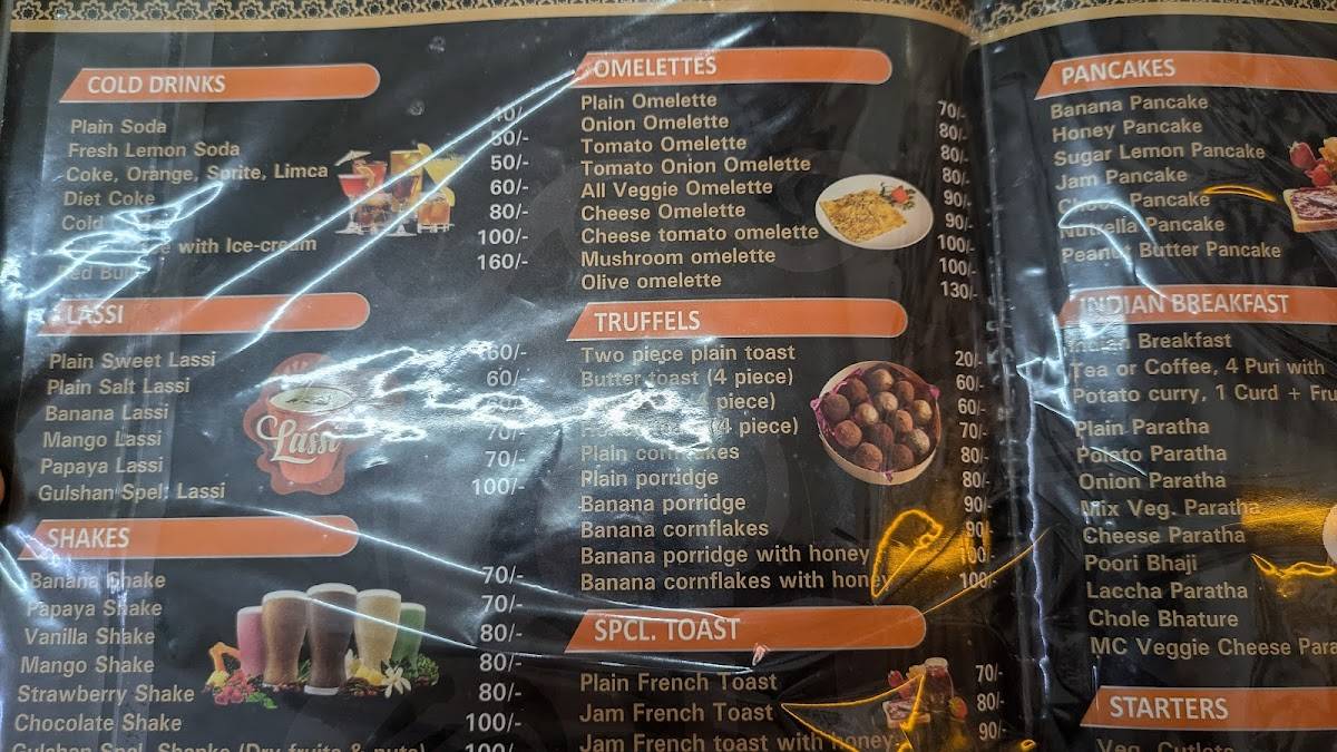 Gulshan Restaurant menu