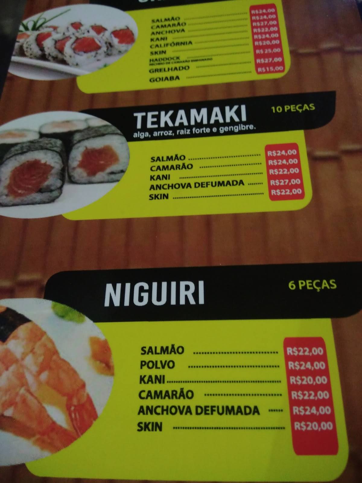 Sushi Haddock Expresso cardápio