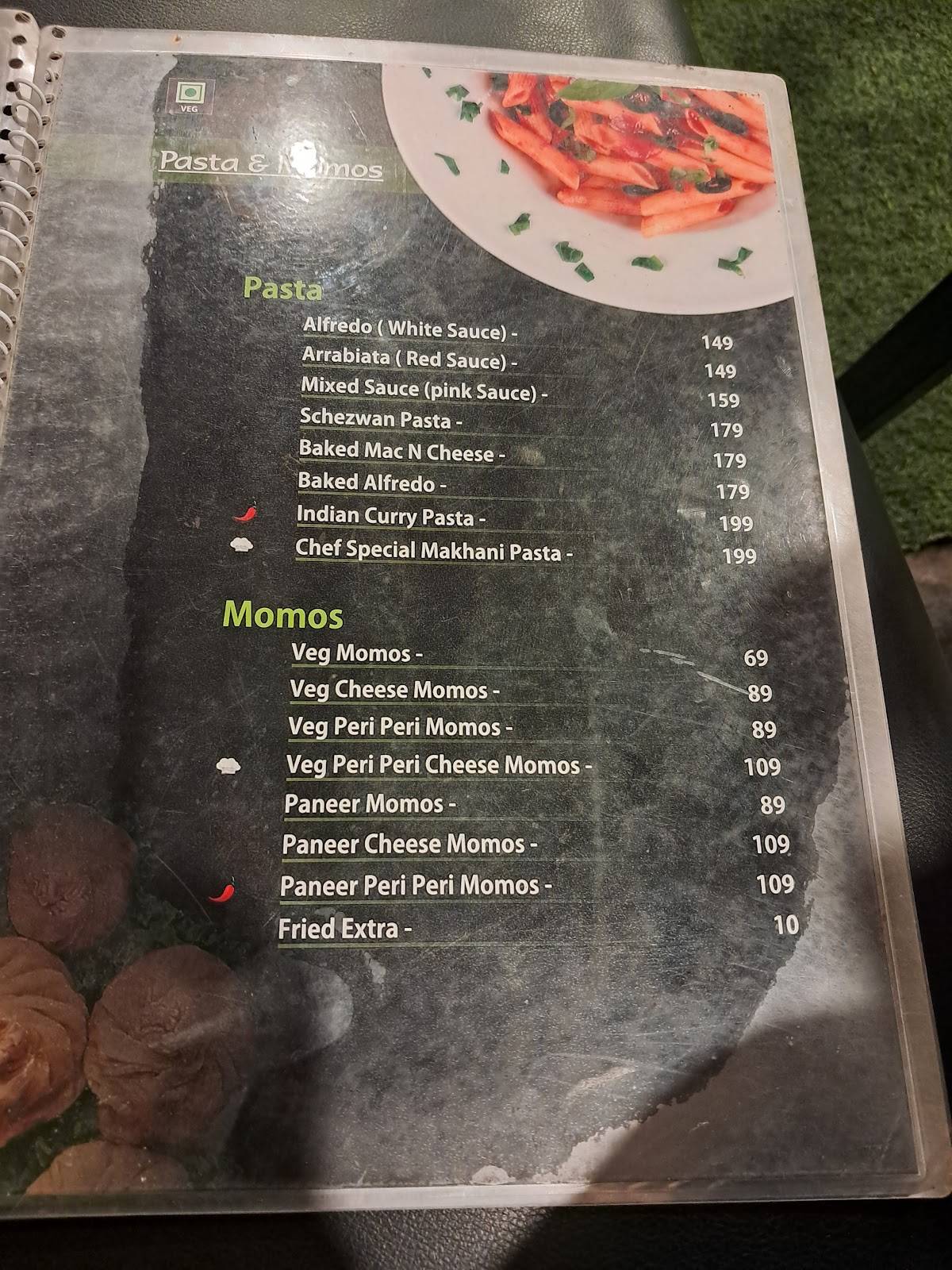 Hangout Rooftop Cafe menu
