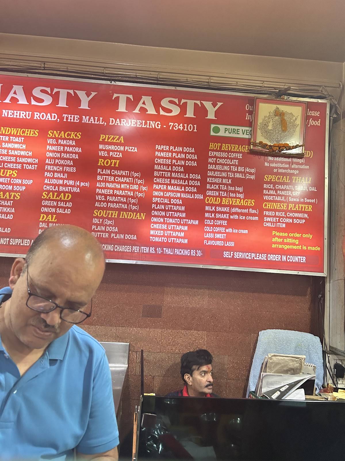 Hasty Tasty Pure Veg Restaurant menu
