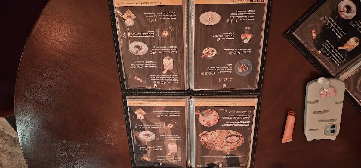 Menu de Helai