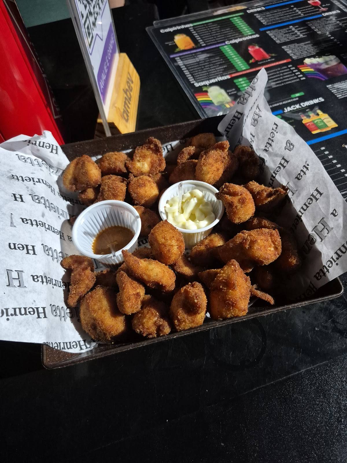 Henrietta Lounge e Bar em Ribeirão Preto cardápio