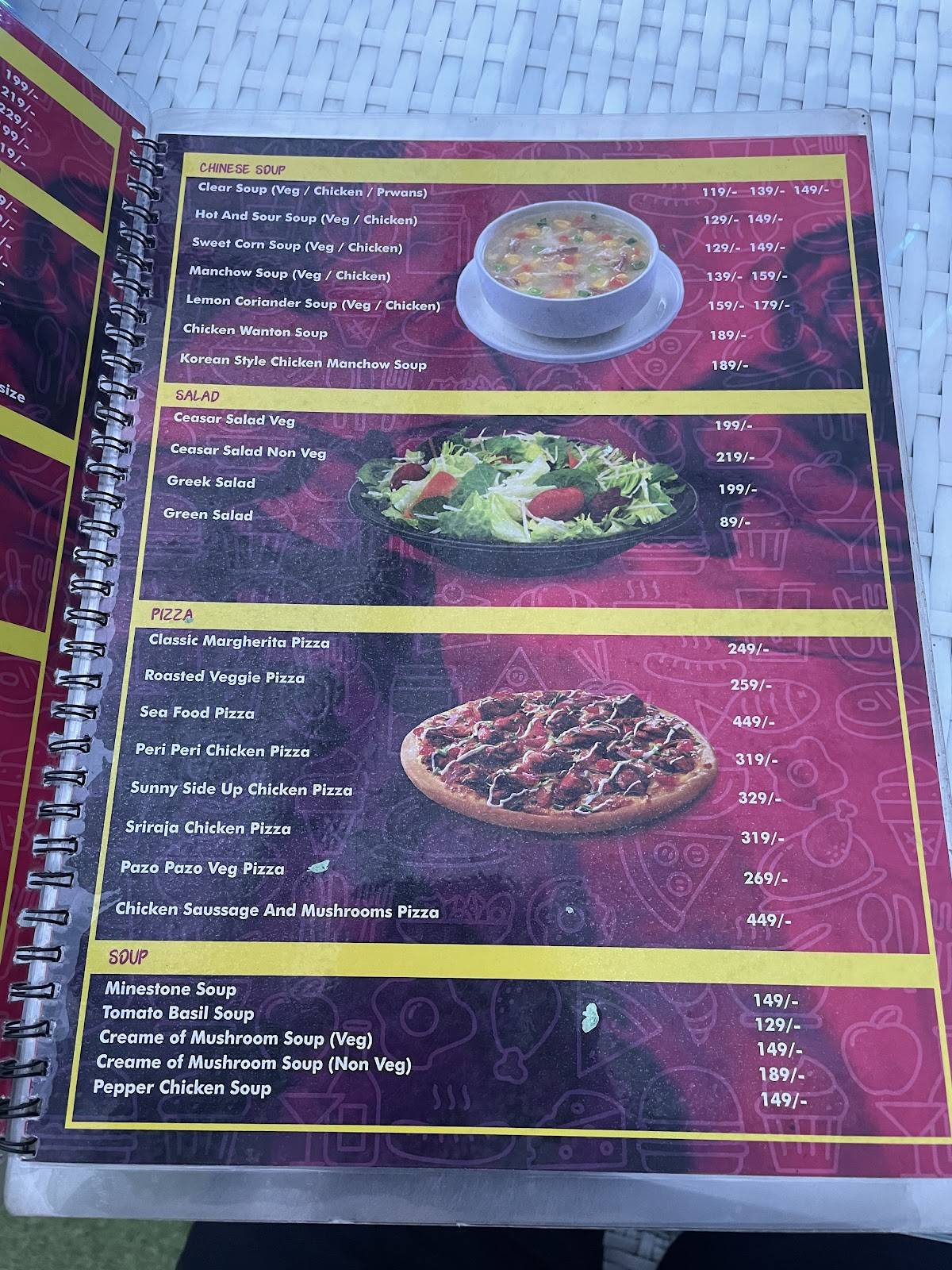 Hookafe menu