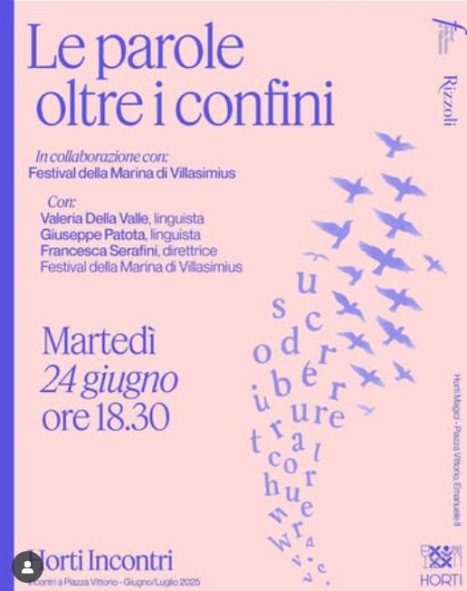 Menu di Horti Magici Caffè 