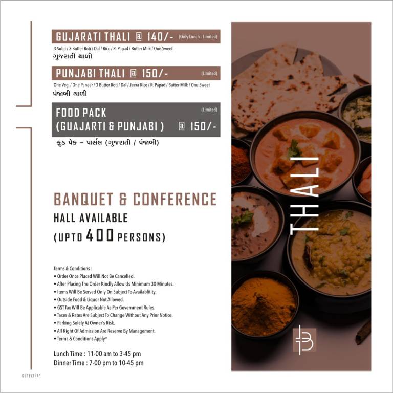 Hotel Bhagyoday menu