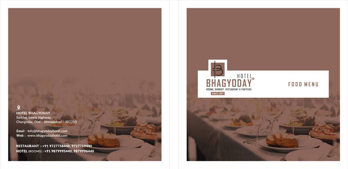 Hotel Bhagyoday menu