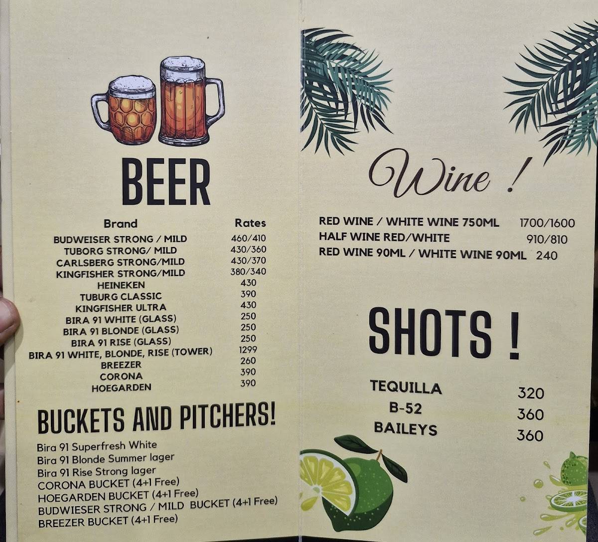 Hotel Govind Garden menu