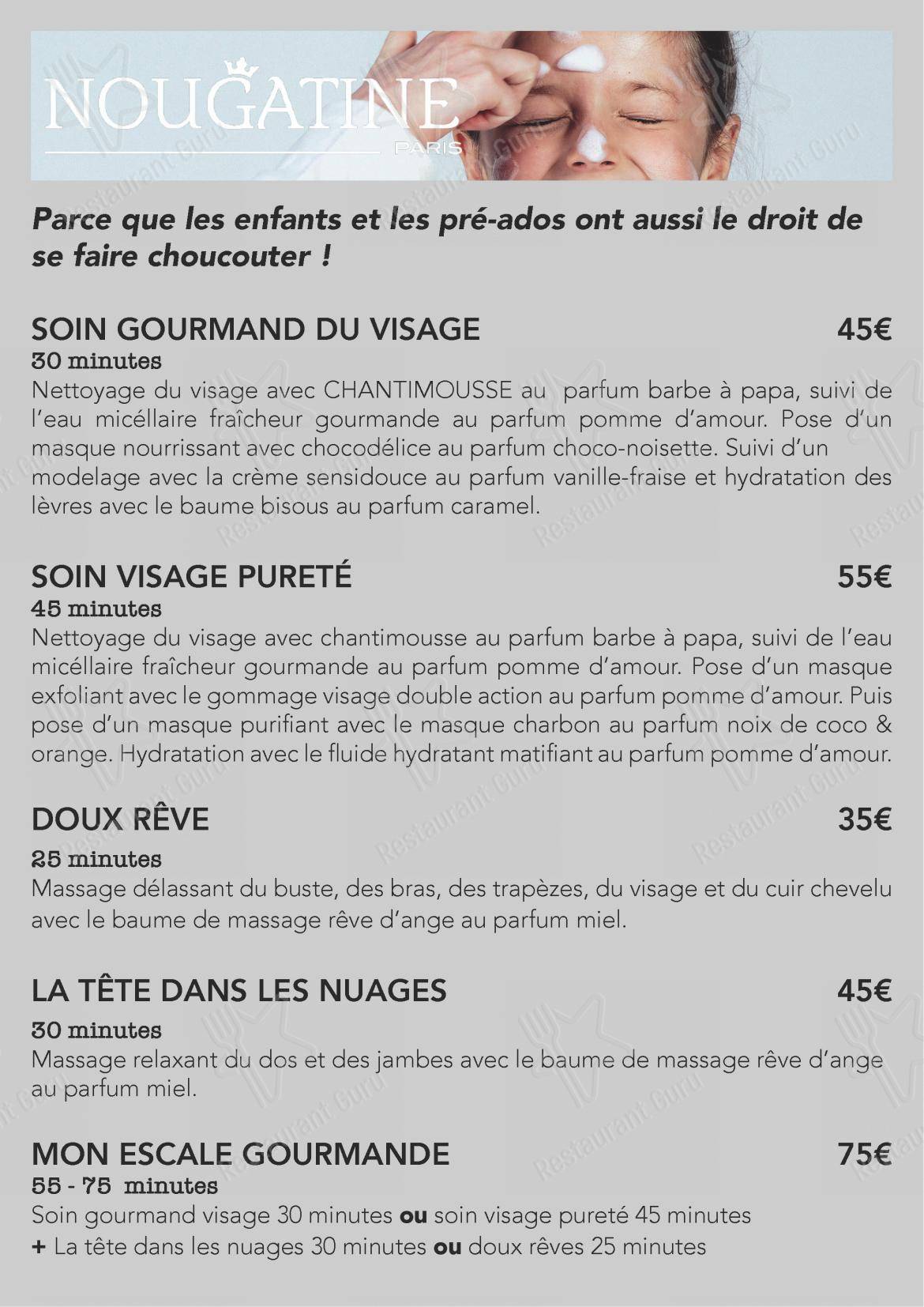 Menu pour Disini
