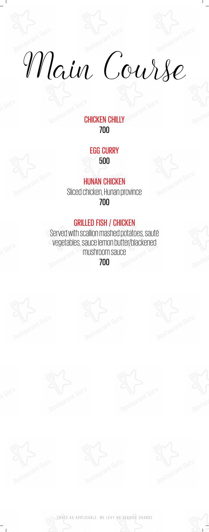 Основное меню for House Of Asia in Mumbai