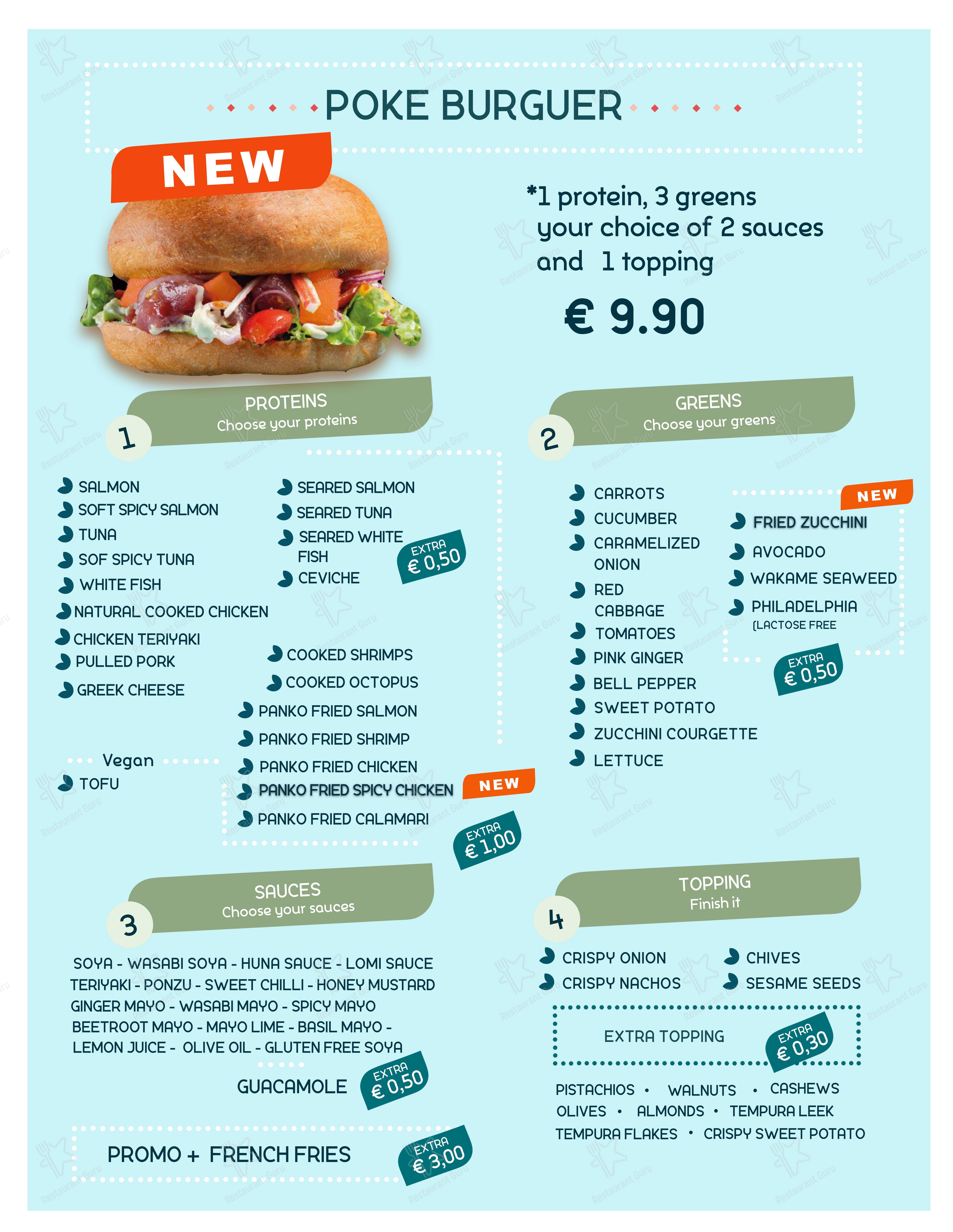 Menu bar per Hula Hawaiian Restaurant in Trani