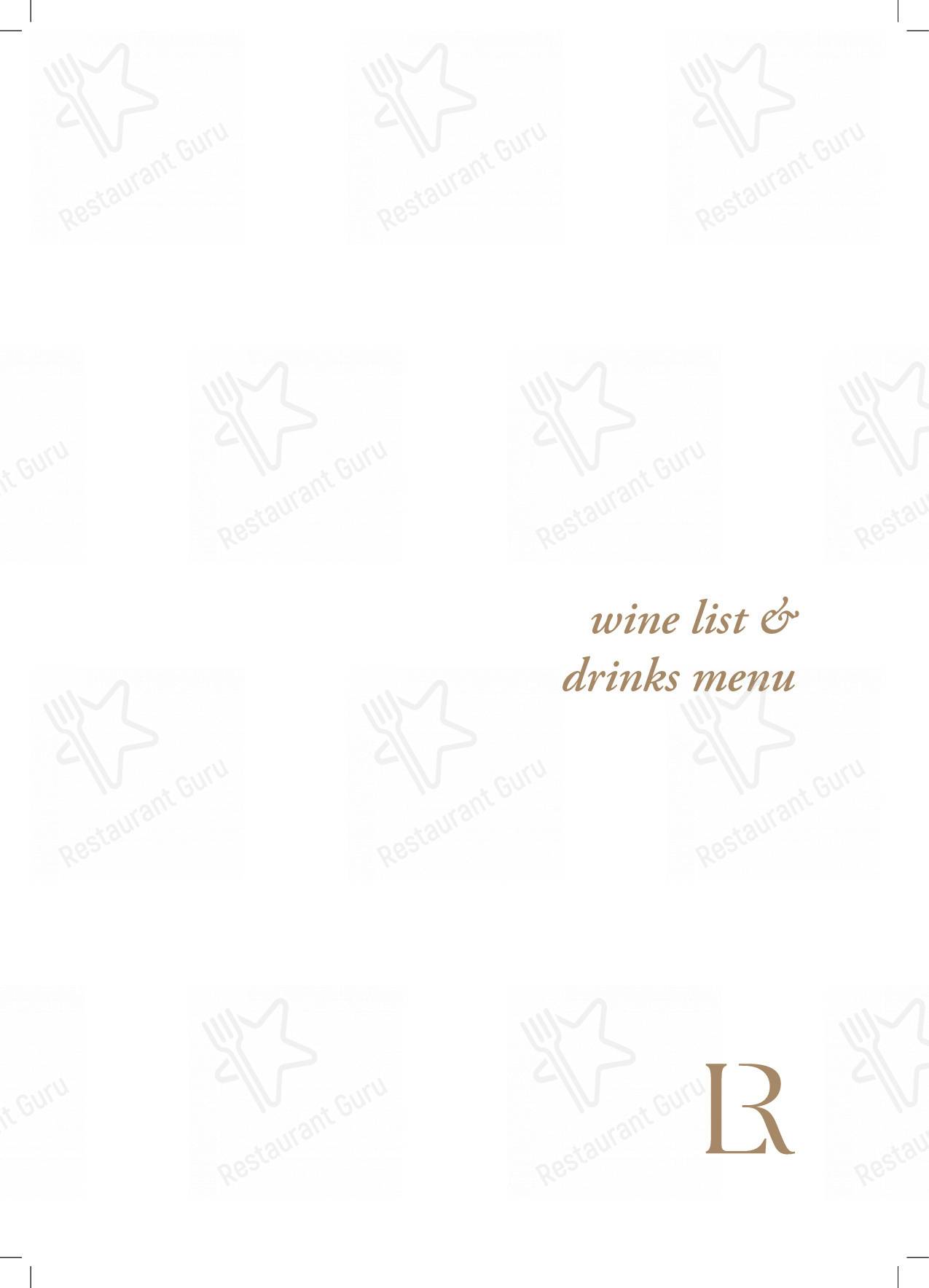 Menu di Leporini Restaurant