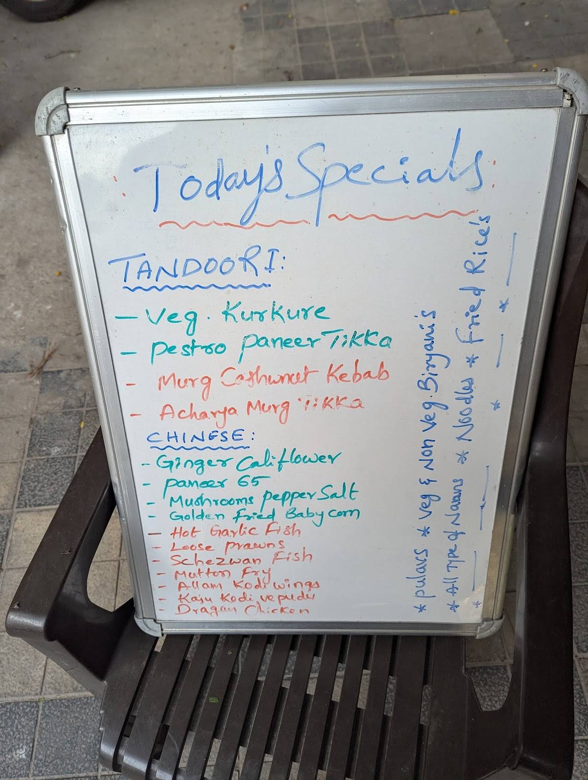 Hunger's Choice Multicuisine Restaurant menu