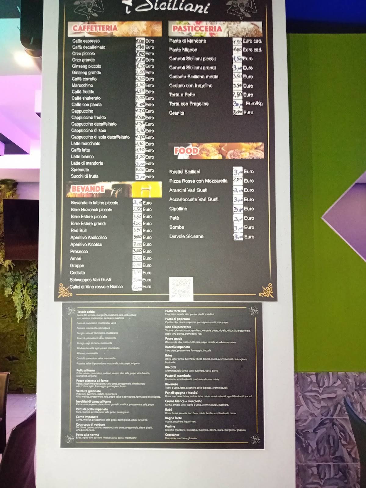 Menu di CON.TRO Contemporary Bistrot - Tuscolana 