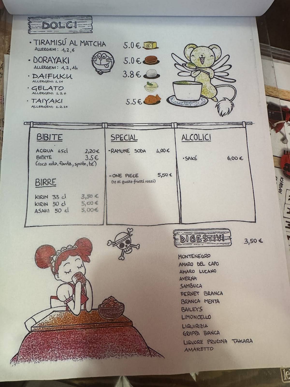 Menu di Ichiban Ramen 