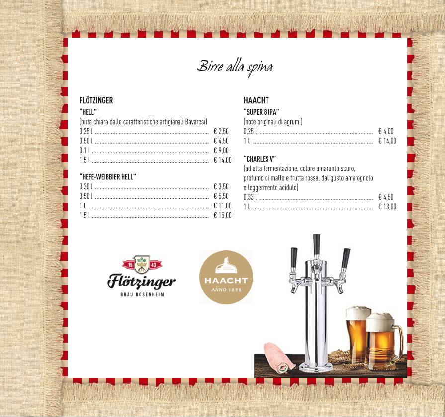 Menu di Pizzeria il Coccodrillo 